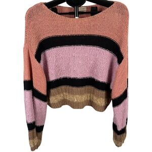 Urban Outfitters colorblock knit sweater – size Large
